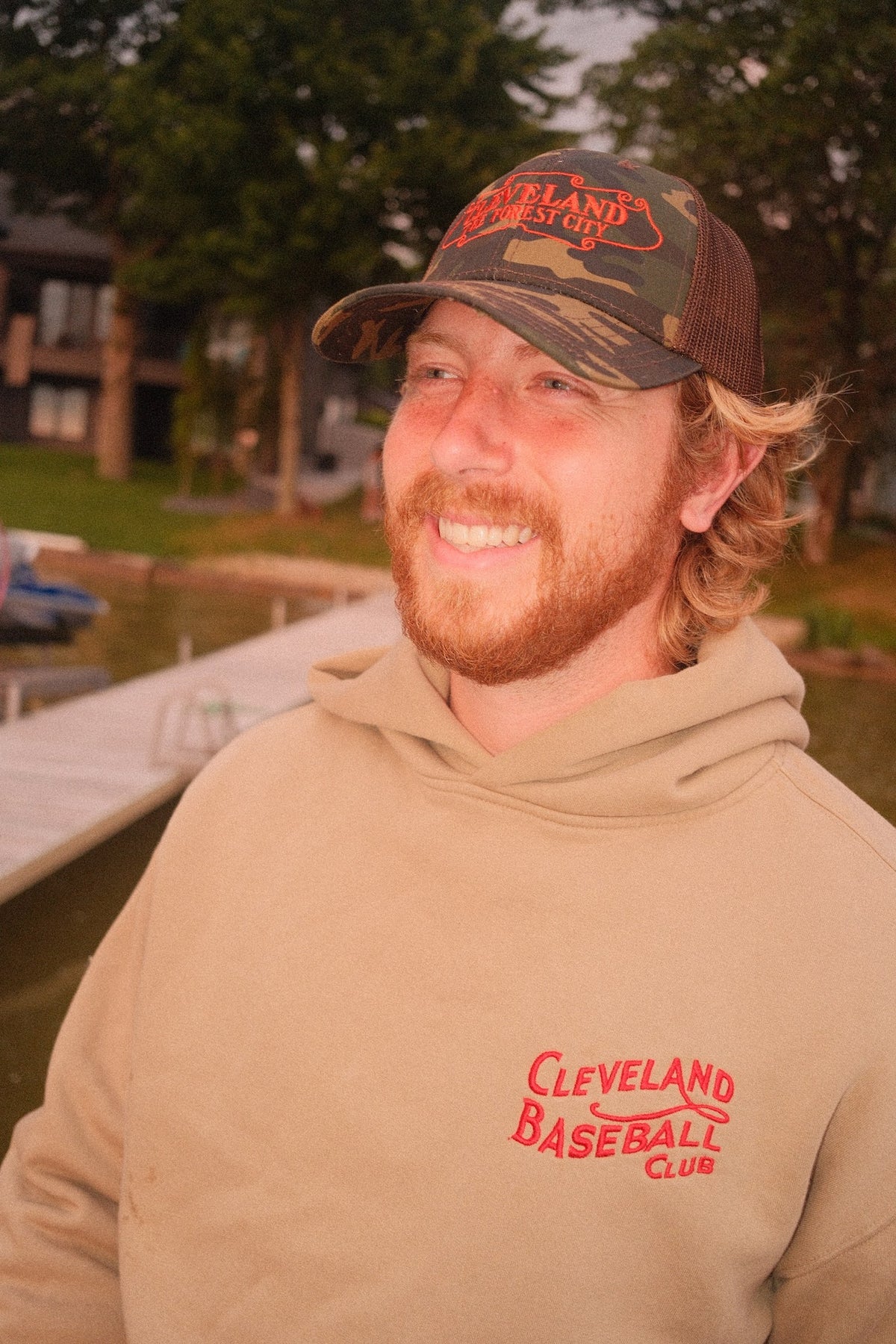 1908 Cleveland Baseball Club Oversized Hoodie