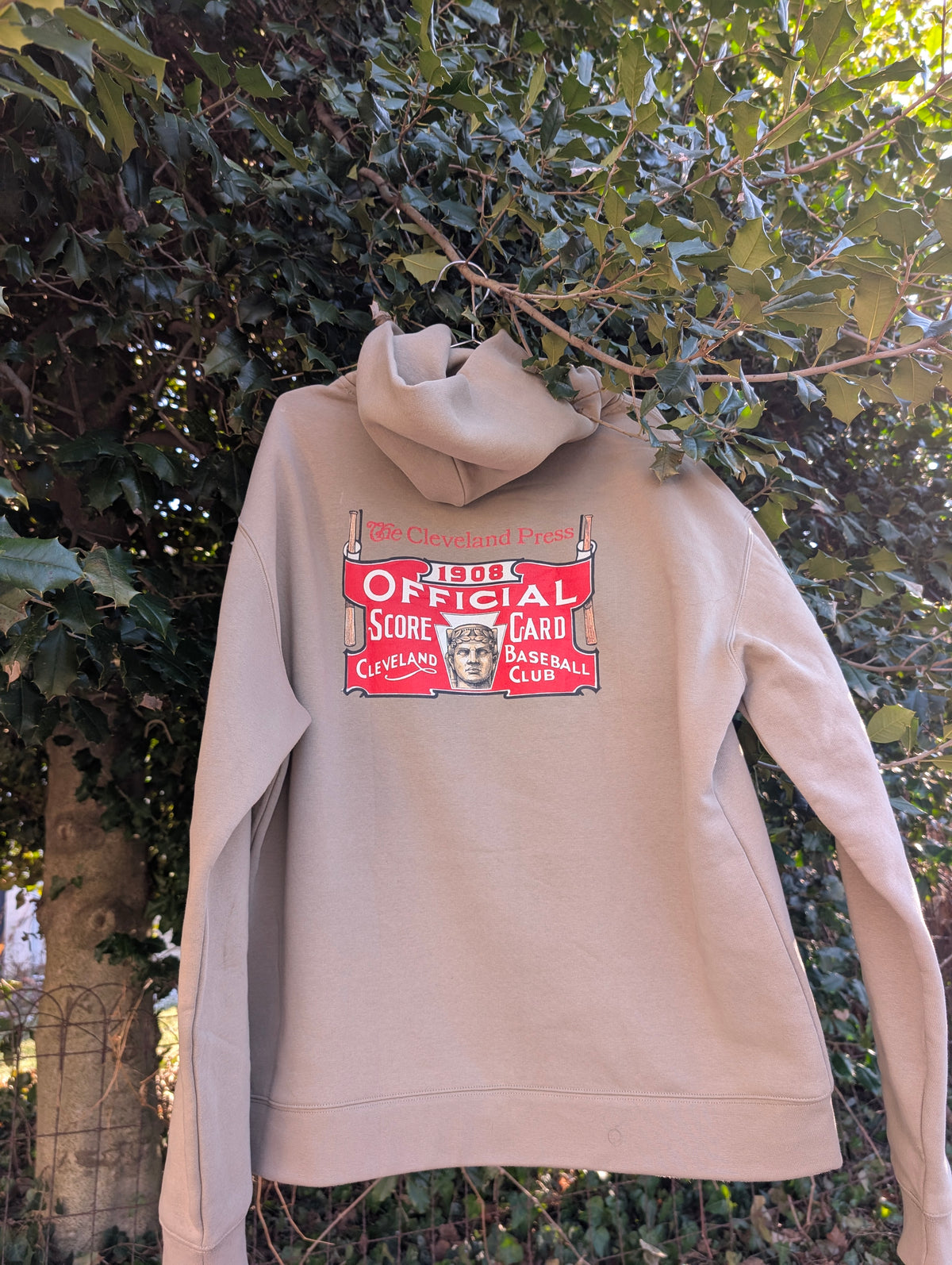 1908 Cleveland Baseball Club Oversized Hoodie