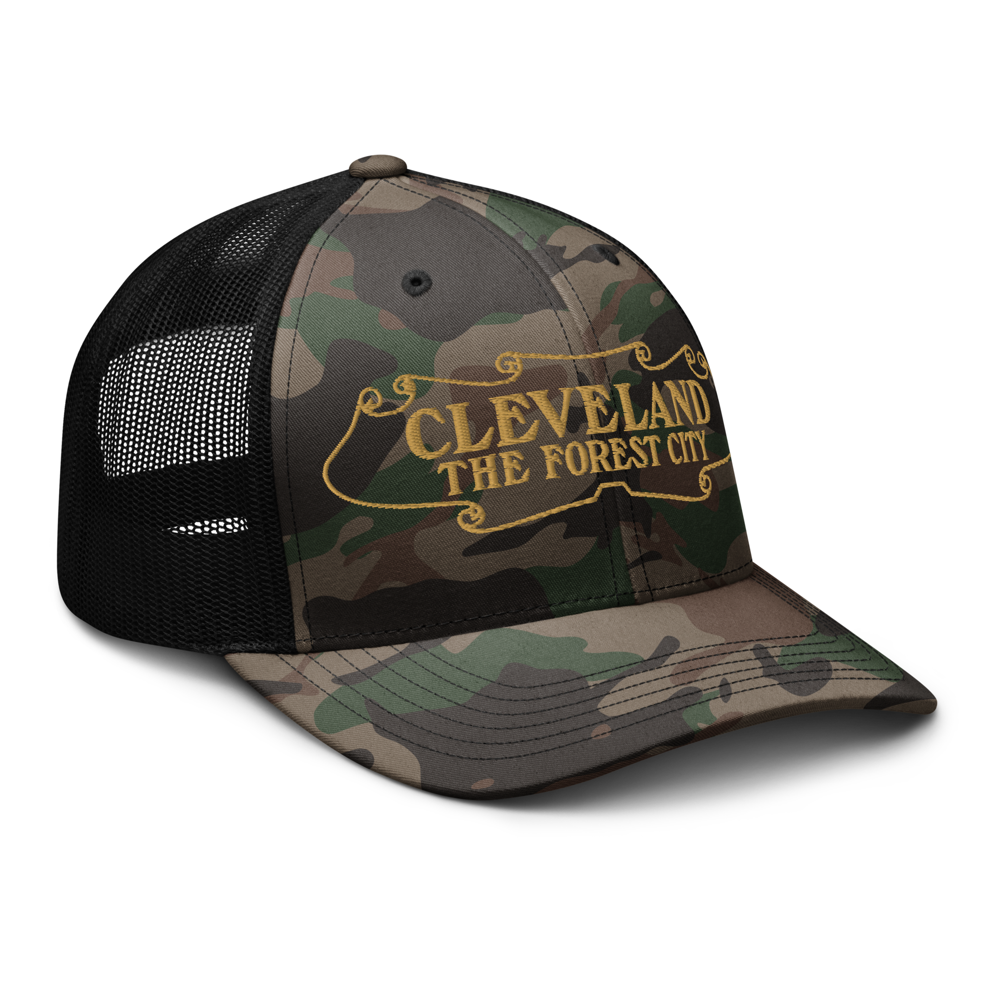 Black Camo/Old Gold Side