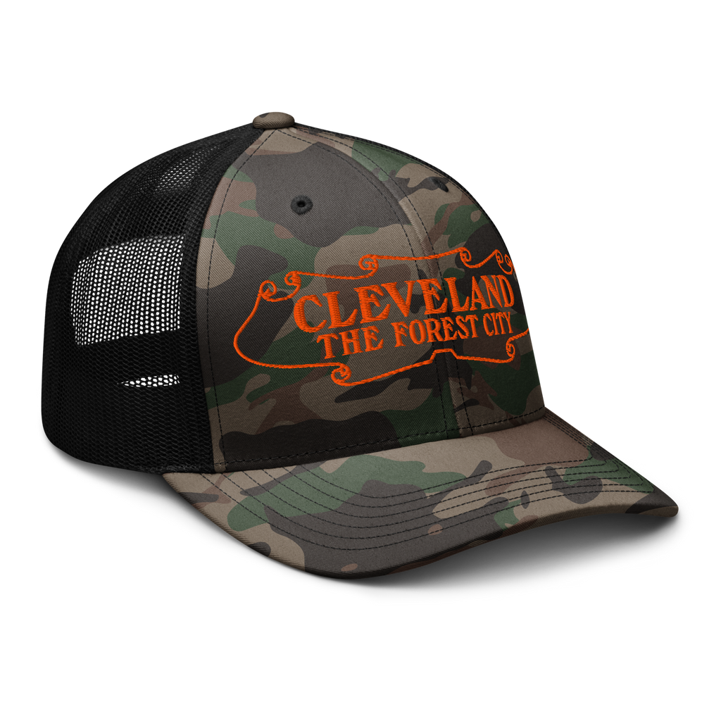 Black Camo/Orange Side