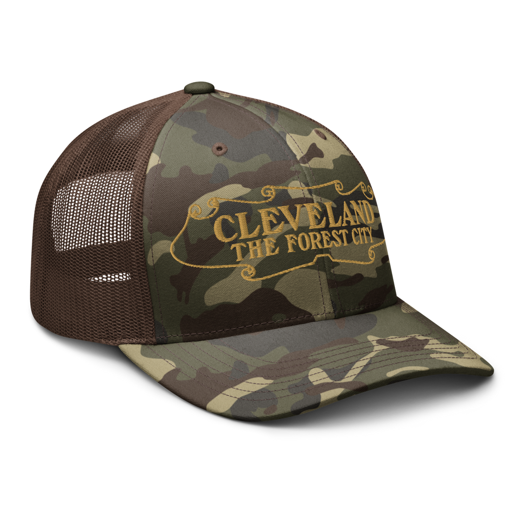 Brown Camo/Old Gold Side