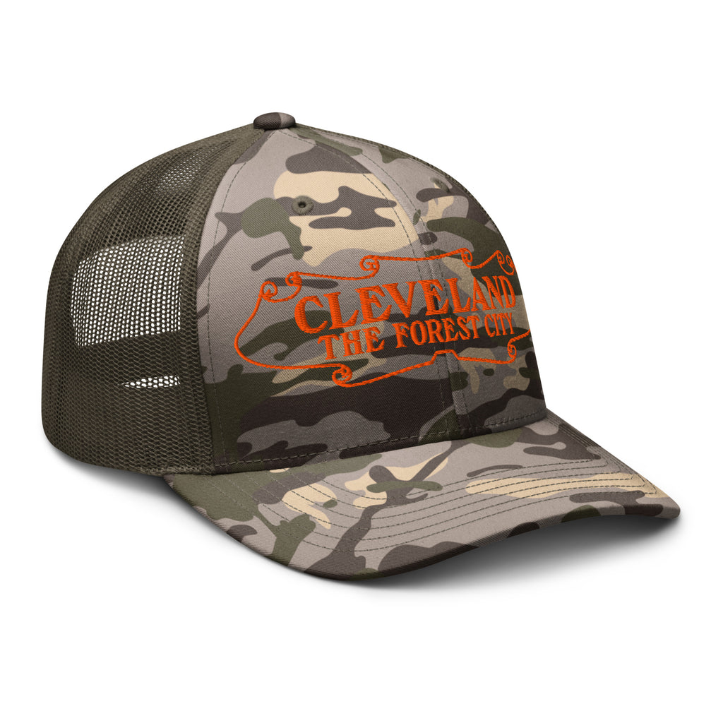Olive Camo/Orange Side