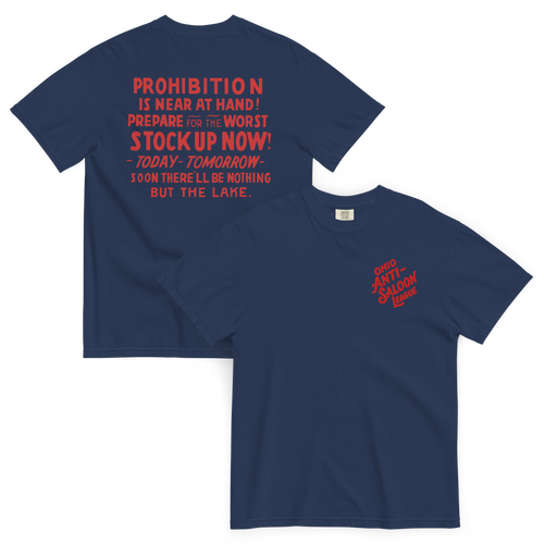 Ohio Anti-Saloon League "Nothing But The Lake" Heavyweight T-Shirt