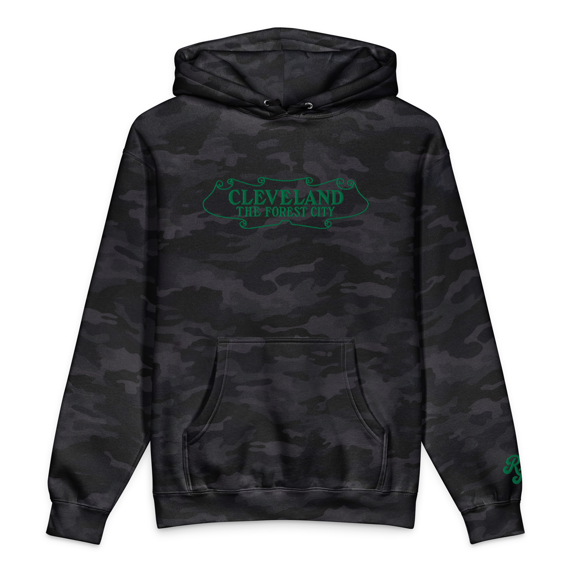 Forest City Camouflage Unisex Heavyweight Hooded Sweatshirt