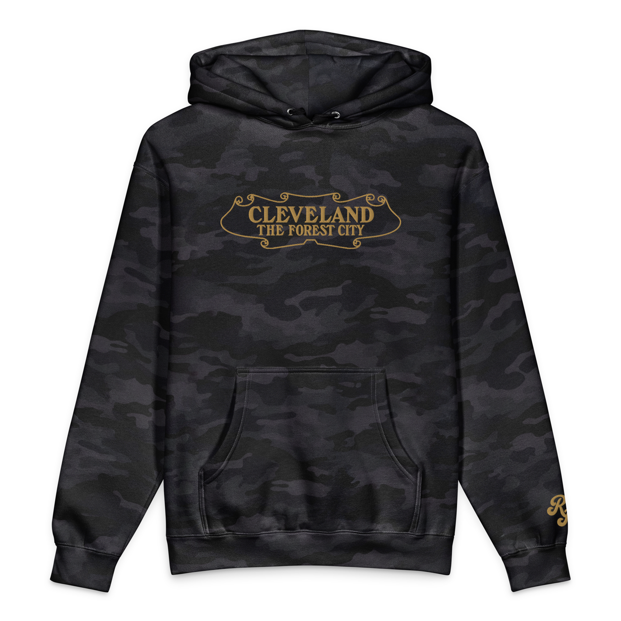 Forest City Camouflage Unisex Heavyweight Hooded Sweatshirt