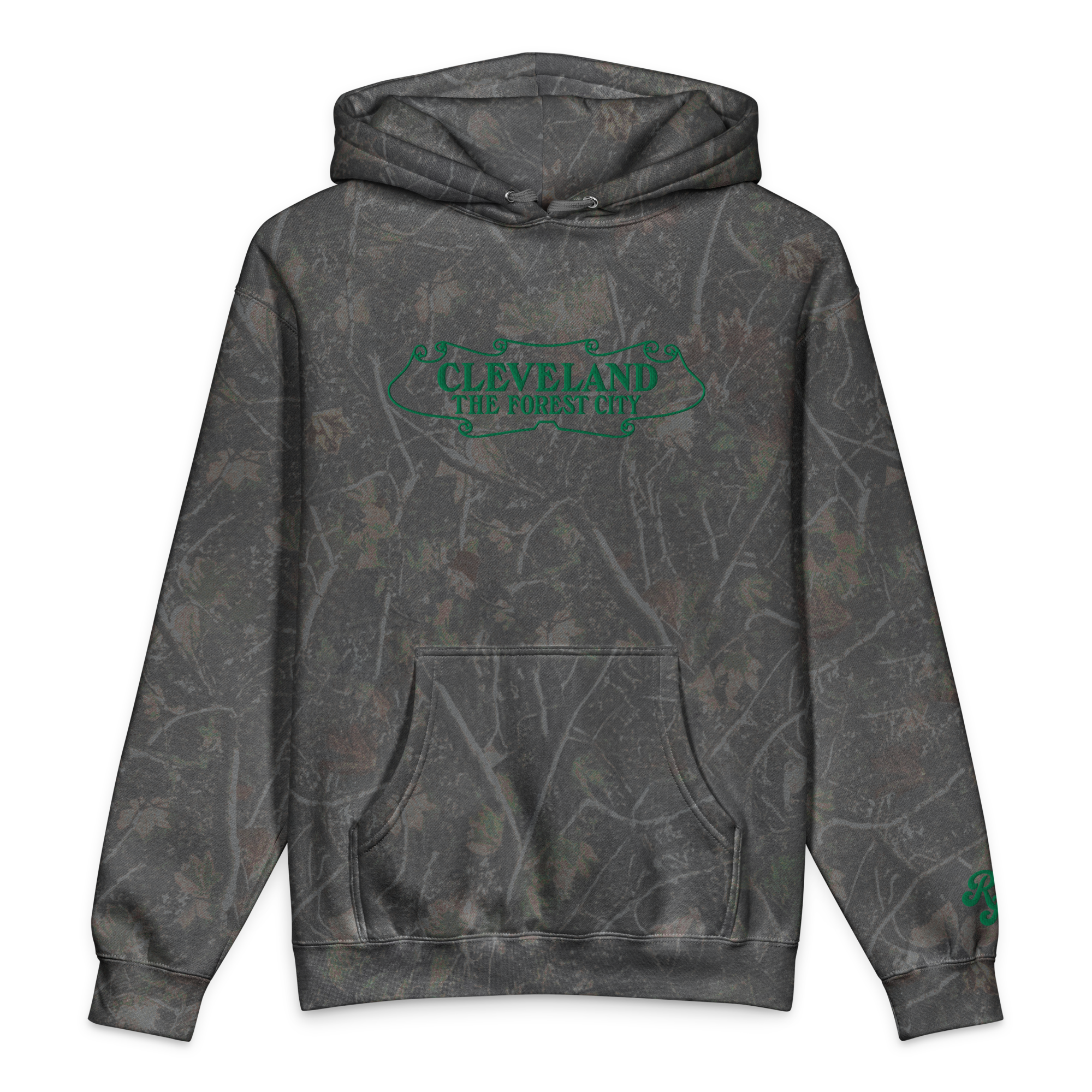 Forest City Camouflage Unisex Heavyweight Hooded Sweatshirt