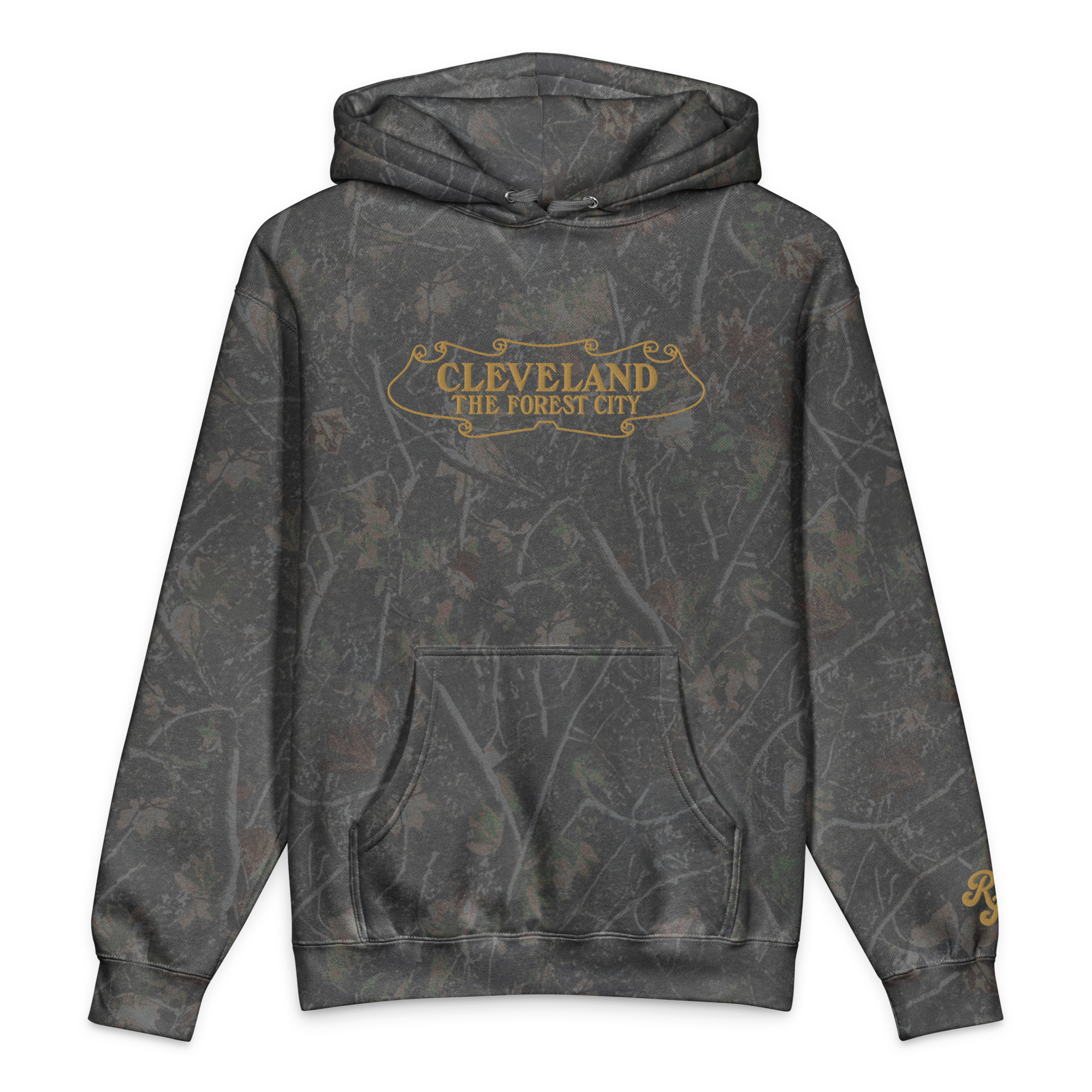 Forest City Camouflage Unisex Heavyweight Hooded Sweatshirt