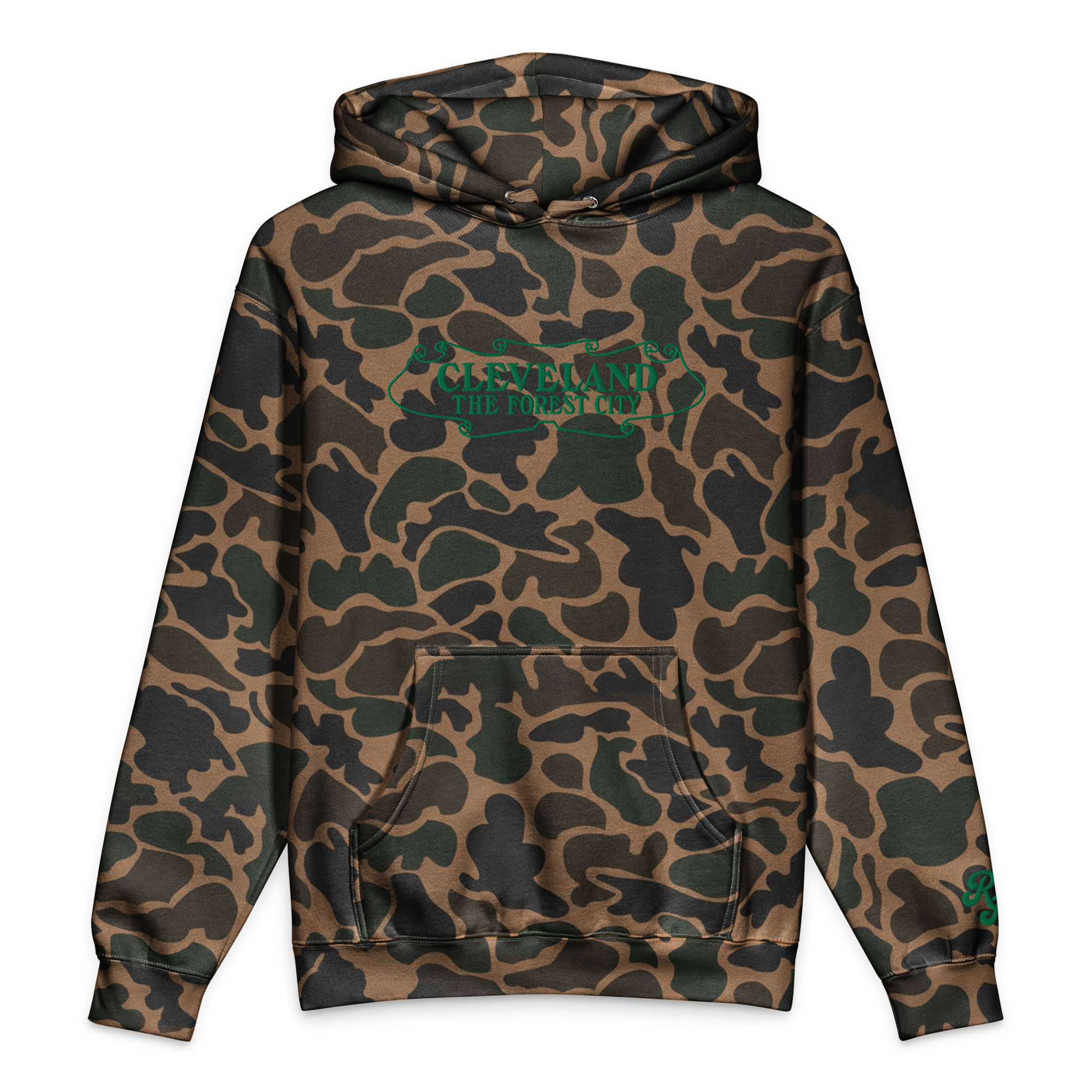 Forest City Camouflage Unisex Heavyweight Hooded Sweatshirt