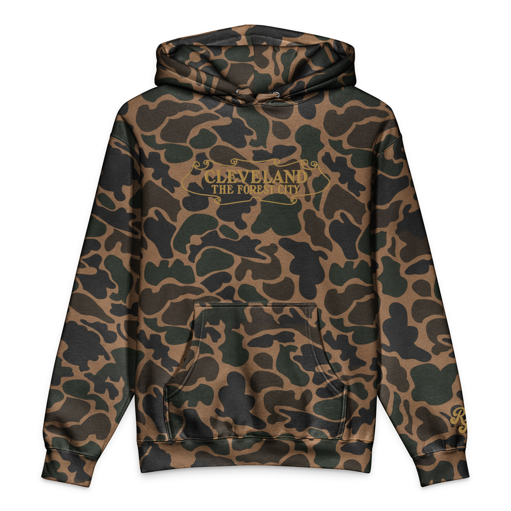Forest City Camouflage Unisex Heavyweight Hooded Sweatshirt
