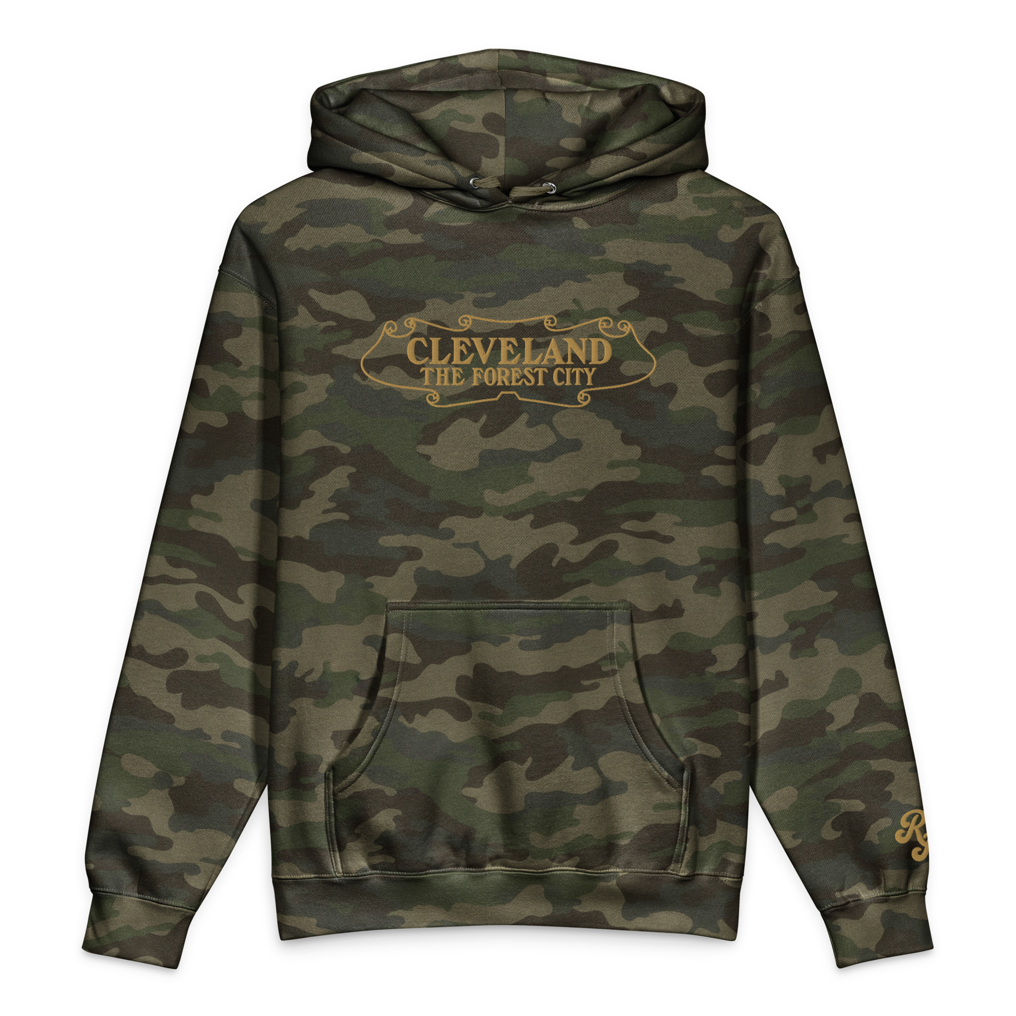 Forest City Camouflage Unisex Heavyweight Hooded Sweatshirt